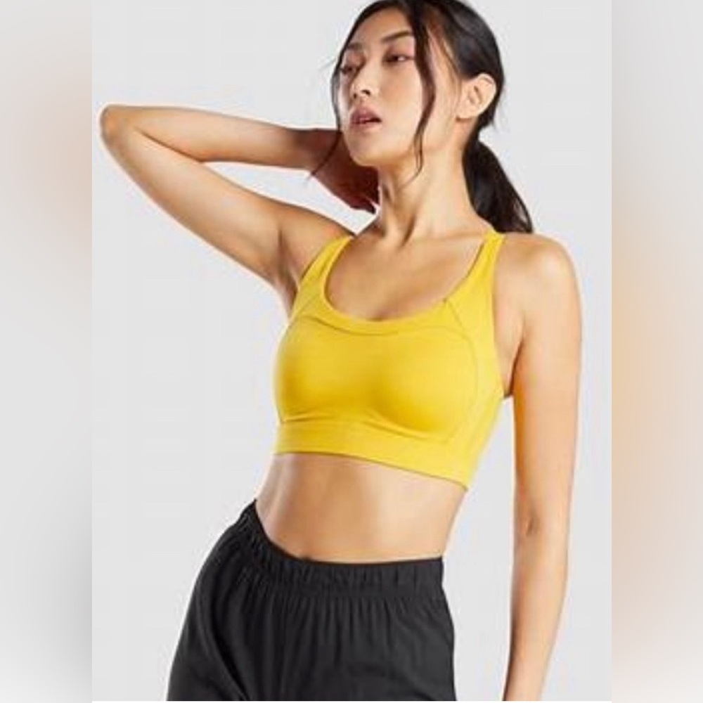 GYMSHARK Training High Support Open Back Sports Bra Sz:Small